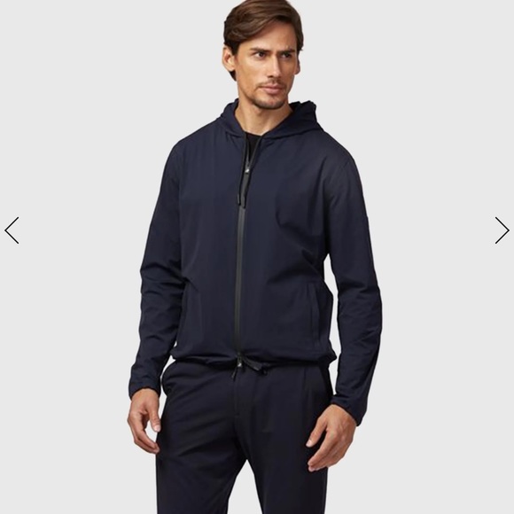 TOMBOLINI K-WAY NAVY RUNNING JACKET - Picture 1 of 9